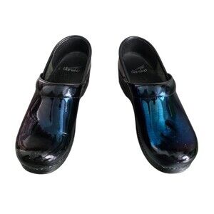 Dansko Professional Clogs Womens US Size 6.5 - 7  EU Size 37 Petro Patent